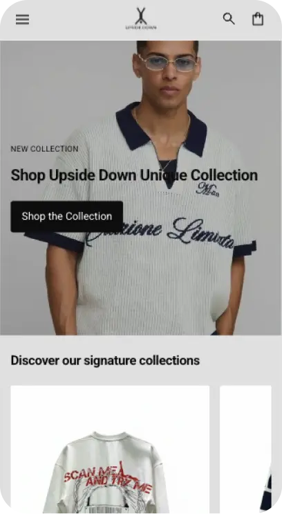 متجر UPSIDE DOWN